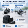 Квадрокоптер AE19 – дрон с HD камерой, бесколлекторными моторами, Optical Flow, избеганием препятствий, до 15 минут полета, до 200 м, пульт с экраном, серый